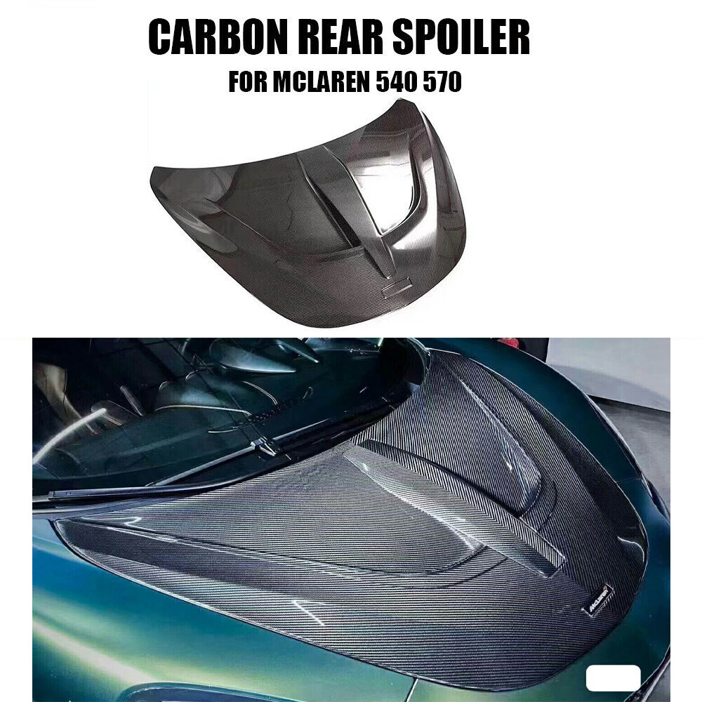 REAL CARBON FIBER PANEL HOOD COVER BONNET NOV STYLE FOR MCLAREN 540C 570S 570GT