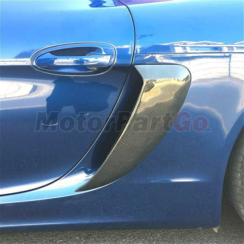 Carbon Fiber Side Vents Car Modification Side air-in-take for Porsche 981 Cayman