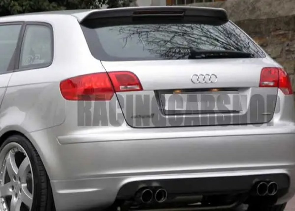 Real Carbon Fiber Roof Spoiler For AUDI A3 8P Sportback 2005UP   A001