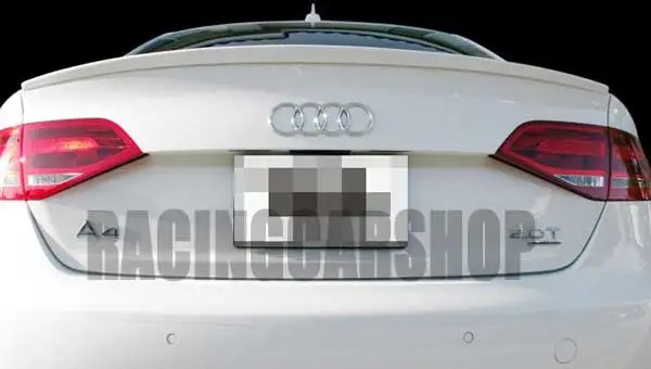 RS Style Rear Trunk Spoiler FOR Audi A4 B8 2008-2012 A007F