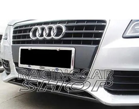 FRONT BUMBER ADD REAL CARBON FIBER LIP SPOILER FOR AUDI A4 B9 2013UP A009