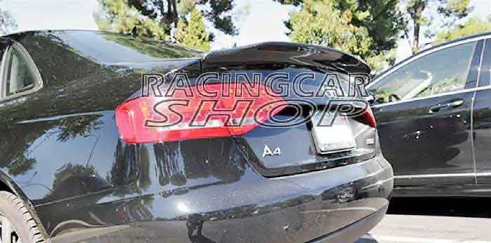 C-STYLE REAL CARBON FIBER TRUNK BOOT SPOILER Fit For AUDI A4 B8 2008-2012 A010