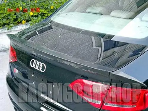 UNPAINTED  TRUNK BOOT SPOILER Fit For AUDI A4 B8 SEDAN 2008-2012 3PCS  A014F