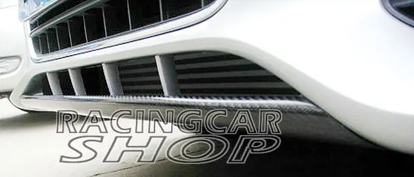 REAL CARBON FIBER FRONT SPLITTER BUMPER LIP SPOILER VALANCE ADD CENTRAL For AUDI A4 B8 2008-2012 A018