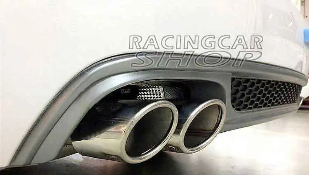 UNPAINTED  Sport Style High Quality PU Rear Lip Diffuser Fit For Audi A4 B8 Non-Sline Bumper 2008-2012  A023F