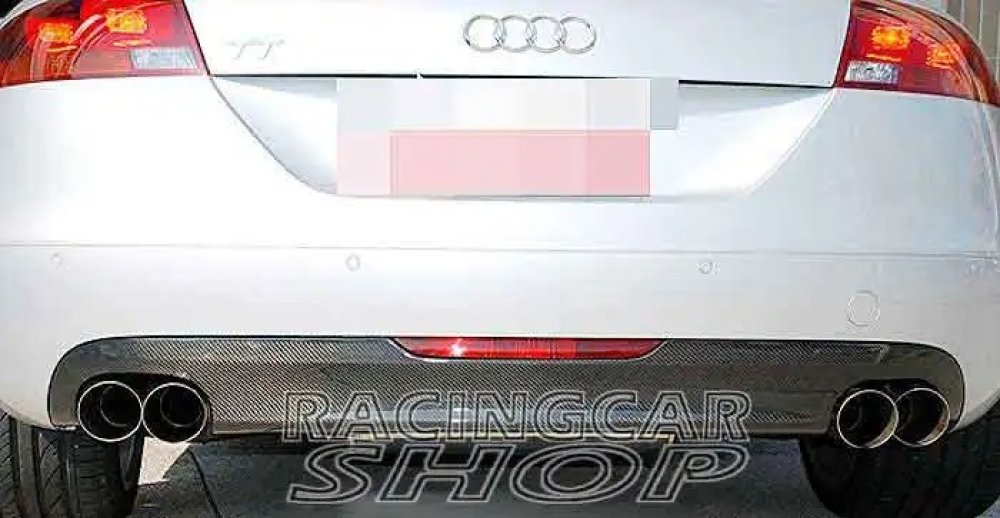 REAL CARBON REAR DIFFUSER For AUDI 8J MK2 TT Normal Model 2006-2010 A052