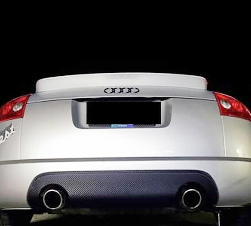 Real Carbon Fiber Rear Lip Diffuser For Audi TT MK1 8N 1998-2006