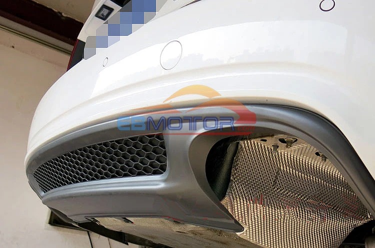 UNPAINTED Sport Style High Quality PU Rear Lip Diffuser Fit For Audi A4 B9 Non-Sline Bumper 2012UP  A064F