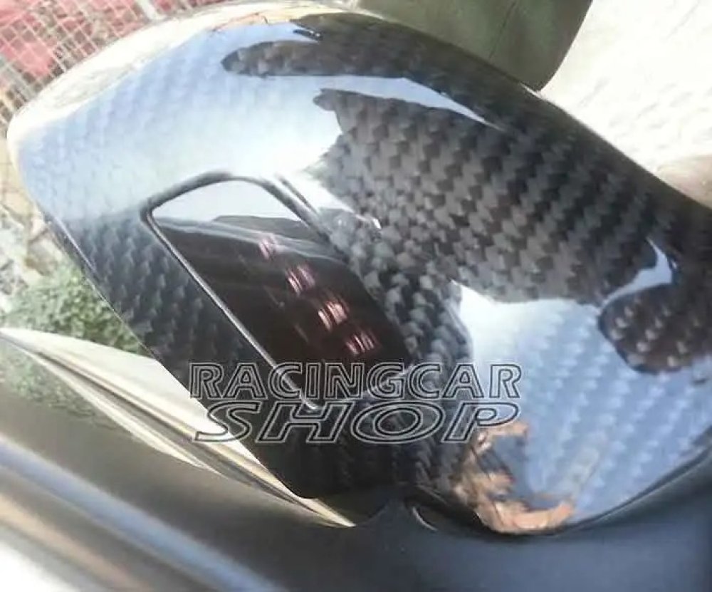REAL CARBON FIBER MIRROR COVERS For AUD A4 S4 B8 A5 S5 8T 2008-2009 Lane Assist Type (Aid Led) 1pair  A079M