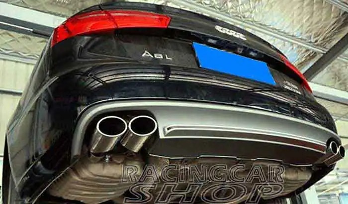 Quad Exhaust Muffler Tips Pip 1PAIR FOR AUDI A5 A6 C7 A7 Non-Sline 2012UP A081W