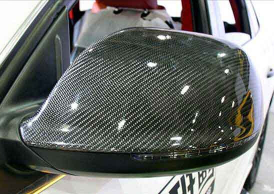 Real Carbon Fiber Mirror Cover 1Pair For AUDI Audi Q5 SQ5 Q7 2009-2022