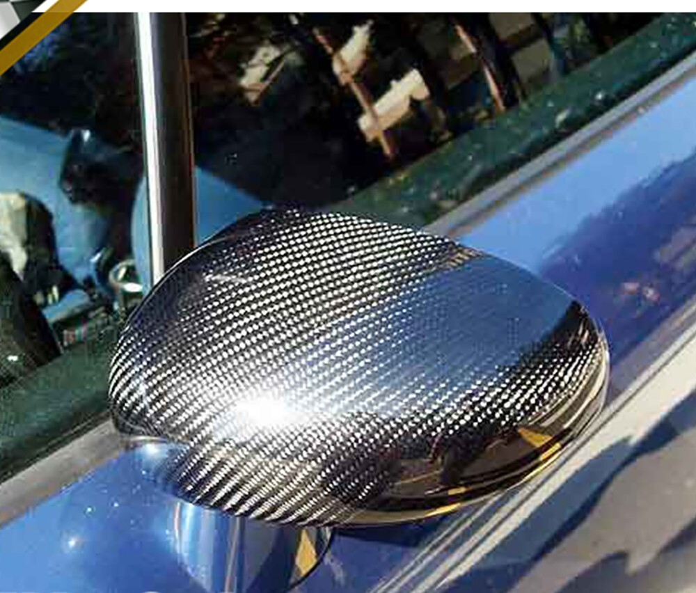 Real Carbon Fiber Mirror Cover Cap Rear view 1 pair For AUDI TT 8N MK1 2000-2006