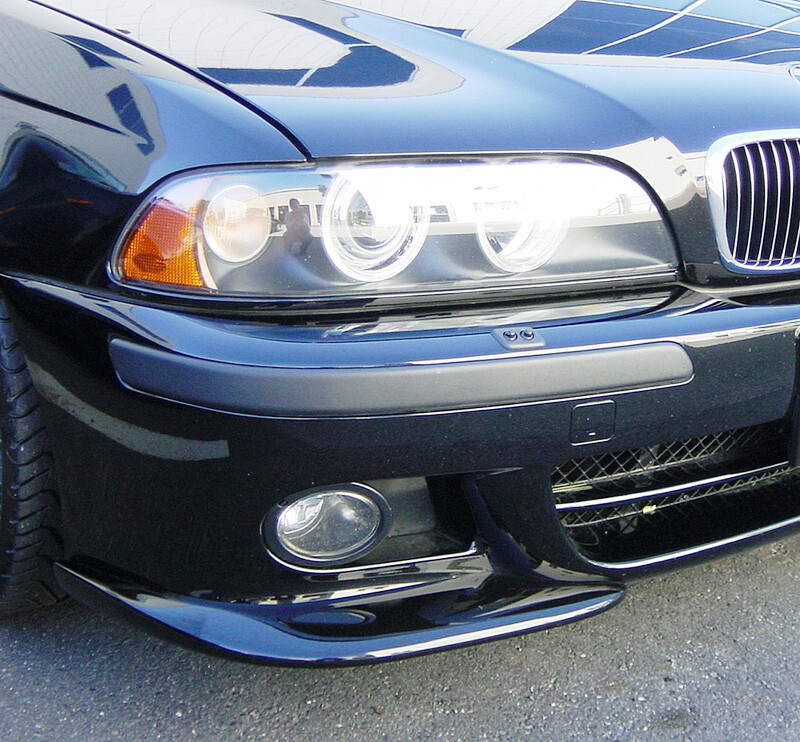 UNPAINTED FRP PRIMER Front Bumper Lip Splitters 1Pair For BMW E39 M5 1995-2003