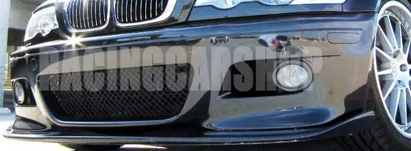 H  STYLE REAR CARBON FIBER FRONT BUMPER LIP SPOILER for BMW E46 M3 3-series 1998-2005 B010