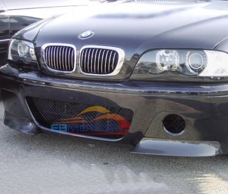 CSL Style FRONT BUMPER LIP SPLITTER For BMW 3-Series E46 M3 bumper 98-05 B011F