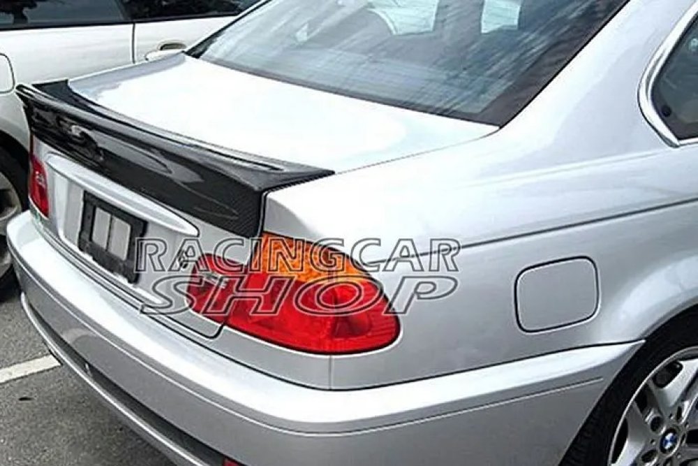 Real Carbon Fiber Trunk Spoiler CSL Bigger Wing Boot Lip Fit For BMW 3-series E46 Coupe 2Door 1998-2005 B018