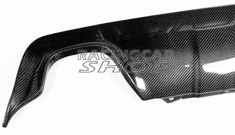 Real Carbon Fiber Rear Diffuser Single Exhaust System for BMW E60 5-Series M Tech Bumper E60 E61 550i 535i B020
