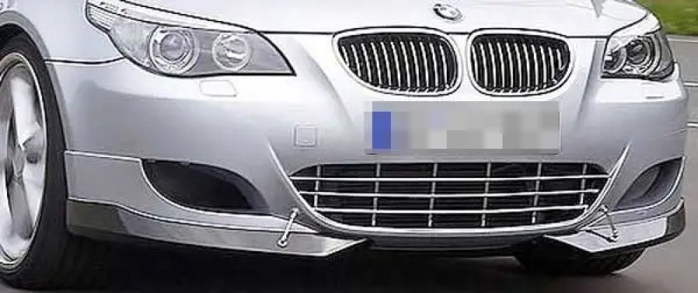 REAL Carbon Front Lip Splitter Spoiler for BMW E60 M5 5-series 05-08 1PAIR B022
