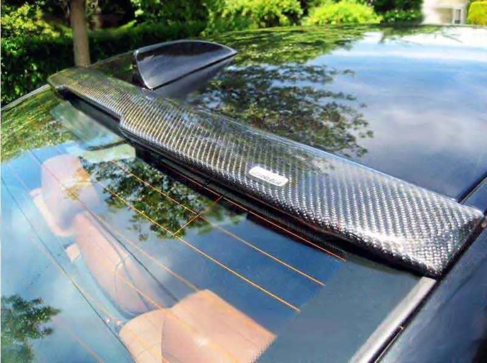 REAL CARBON FIBER ROOF SPOILER FIT FOR BMW E60 2004-2009 5 SERIES B026