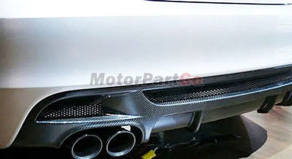 Carbon Fiber Diffuser Spoiler For BMW E82 1-SERIES Coupe M Tech Bumper 08-12