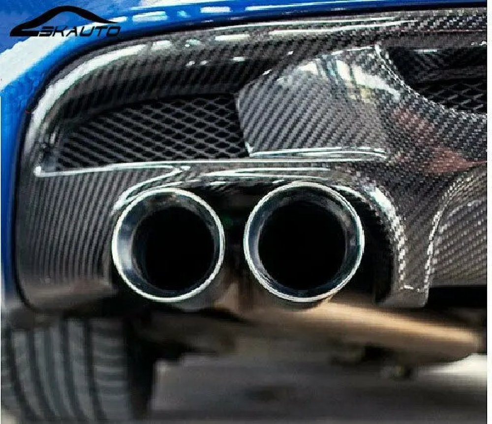 Carbon Fiber Rear Diffuser for E82 135i Coupe dual exhaust M Tech Bumper b039