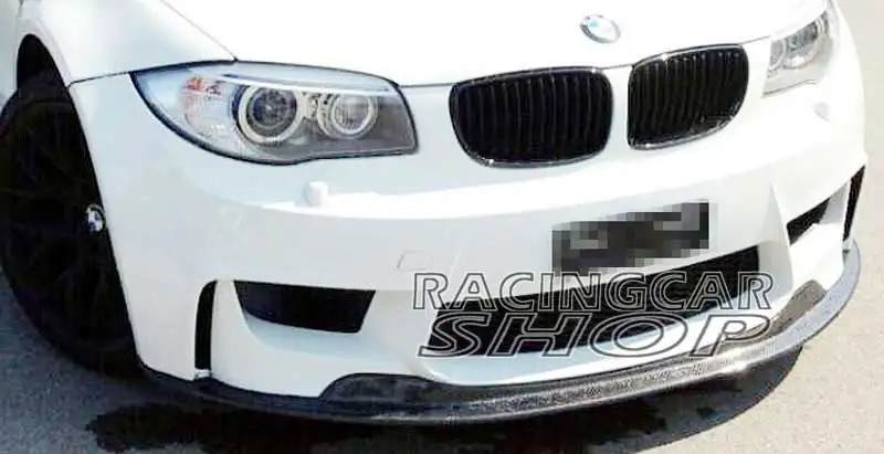 NEW STYLE REAL CARBON FIBER FRONT LIP SPOILER  FIT  FOR BMW E82 2008-2011 B041