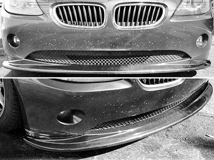 OTD Style Real CARBON FIBER Front Bumper Lip Spoiler For BMW E85 Z4 2002-2009