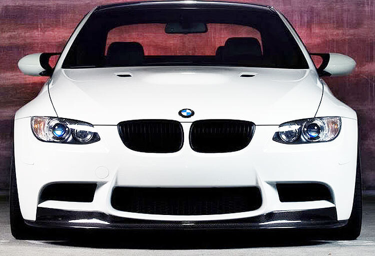 AK STYLE REAL CARBON FIBER FRONT LIP SPOILER FOR BMW E90 E92 E93 M3 bumper