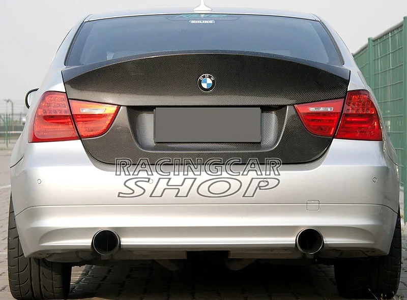 CSL Style 3K Real Carbon Fiber rear Boot Trunk For BMW 3-Series E90 LCI M3 4 Door 2009-2011 B058