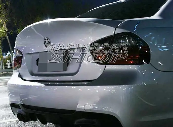 UNPAINTED CSL Style rear boot Trunk For BMW 3-Series E90 M3 4 Door 2006-2008 B059F