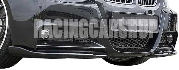 UNPAINTED FRONT LIP SPLITTER SPOILER 1PAIR FOR BMW E90 E91 M-TECH BUMPER 2006-2008 B060F
