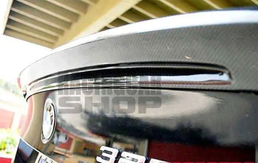 REAL CARBON FIBER TRUNK LIP SPOILER fit for BMW E90 M-TECH 2006-2011 B062