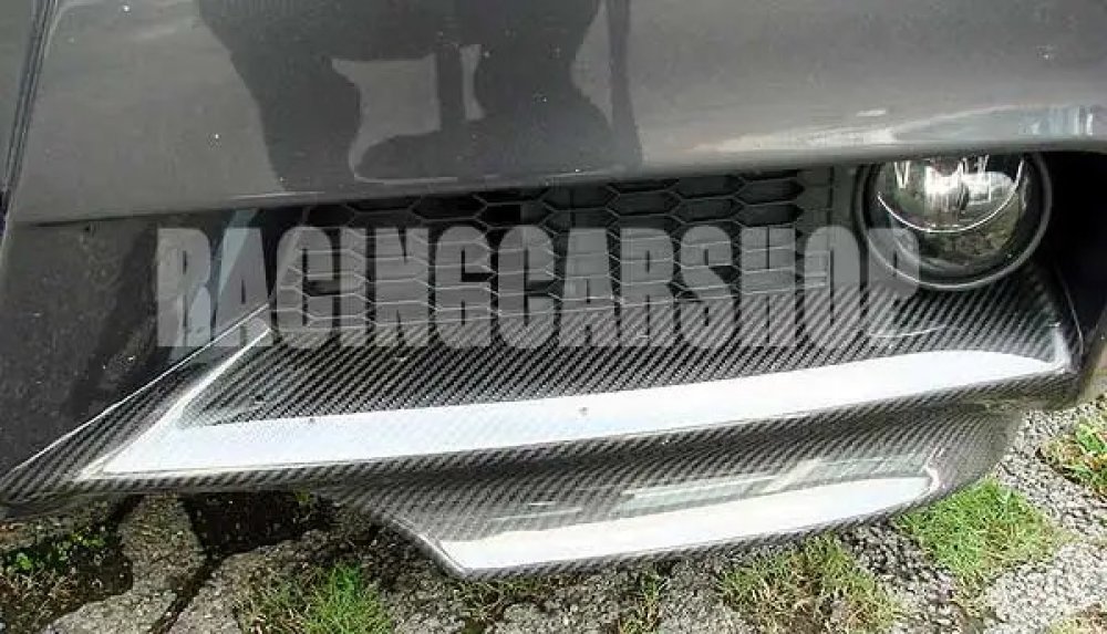 REAL CABRON FIBER FRONT LIP SPLITTER SPOILER for BMW E90 E91 M TECH BUMPER 1PAIR B068