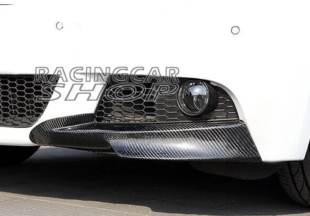 Rear Carbon Fiber Front lip Splitter Spoiler for BMW E90 E91 LCI M-tech bumper 2009-2011 B072