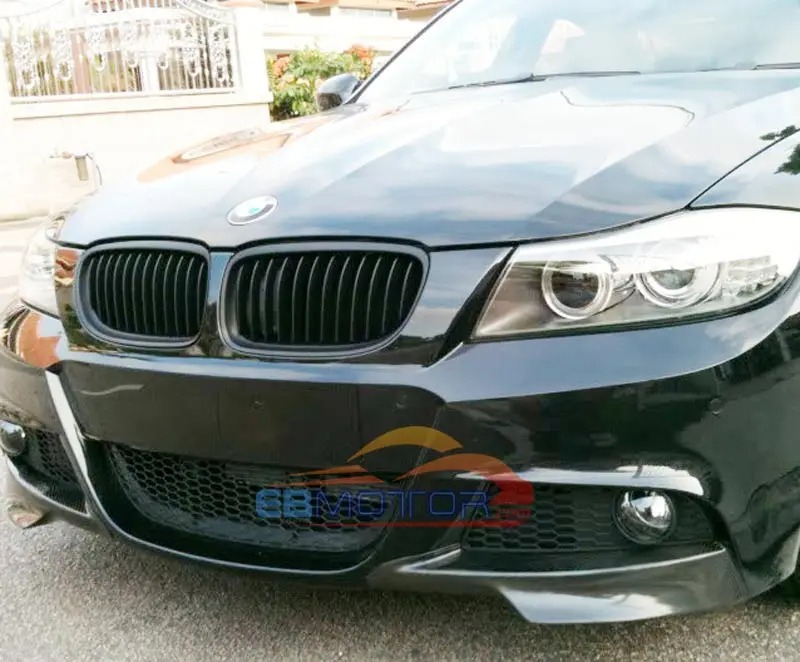 UNPAINTED Front lip Splitter Spoiler 1PAIR for BMW E90 E91 LCI M-tech bumper 2009-2011 B072F