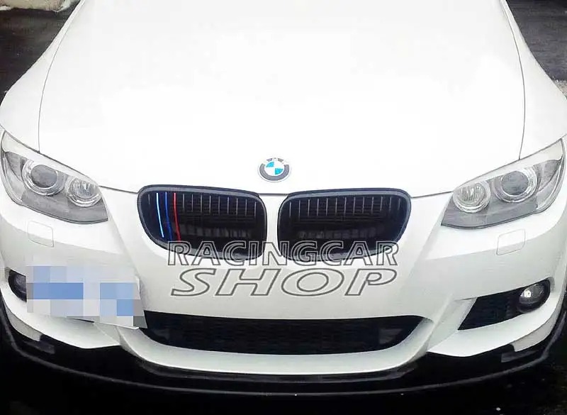 Real carbon fiber Front Lip spoiler fit for BMW E92 3-series Coupe 2door LCI MTech MSport front bumper 2010-2013 B082