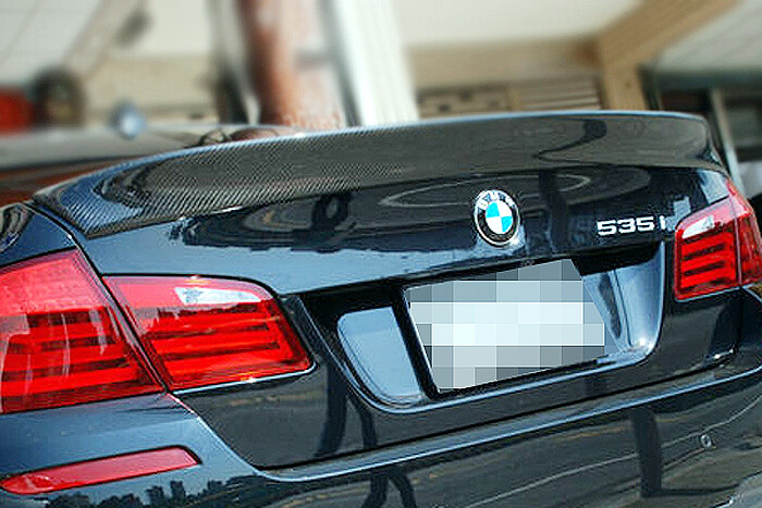 REAL CARBON FIBER TRUNK LIP SPOILER For BMW F10 NEW 5 SERIES 528i 535i 11UP