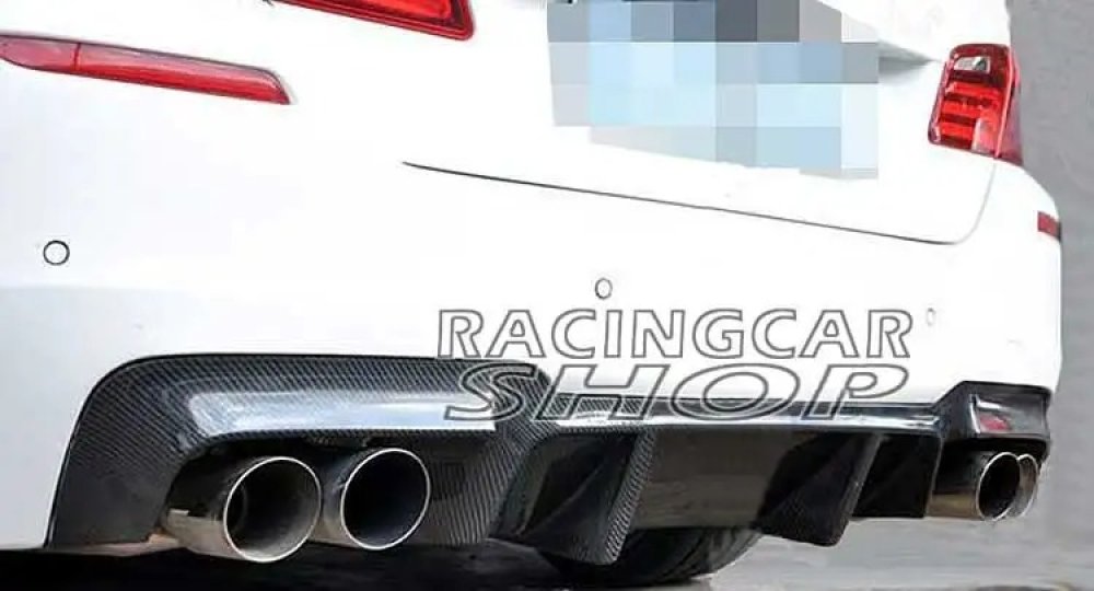 DTM STYLE REAL CARBON FIBER REAR DIFFUSER SPOILER FOR BMW 5-SERIES F10 M5 BUMPER 2011UP B095