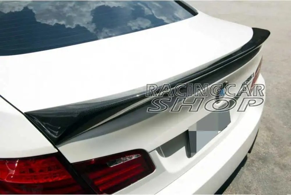 V TYPE REAL CARBON FIBER TRUNK SPOILER Fit For BMW F10 F18 5-SERIES 520i 523i 528i 535i 2011UP B105