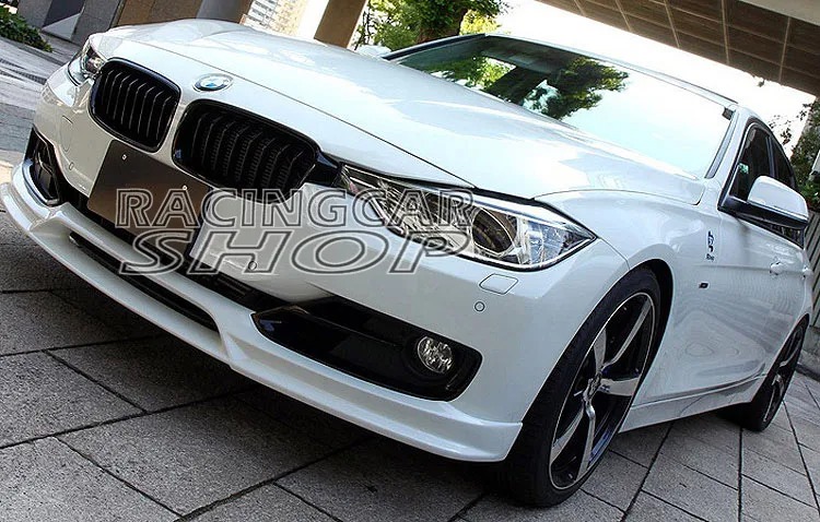 UNPAINTED 3D STYLE FRONT BUMPER LIP SPOILER for BMW F30 3-SERIES SEDAN SPORT MODEL 2012UP B106F