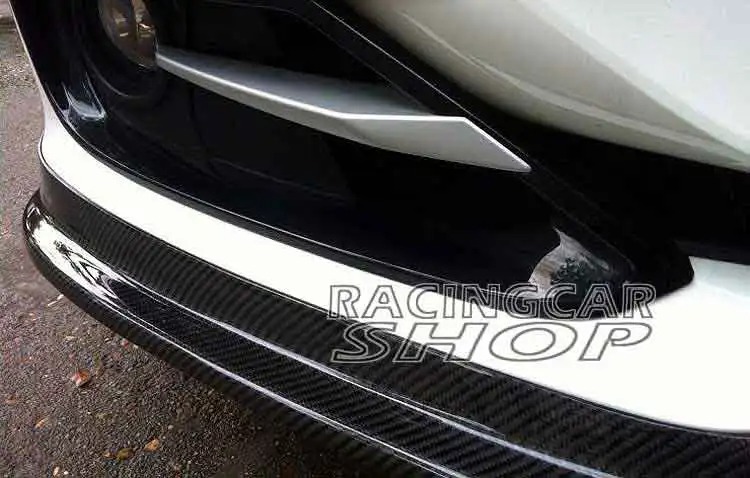 REAL CARBON FIBER FRONT BUMPER LIP SPOILER FOR BMW F30 3-SERIES SEDAN 2012UP B107