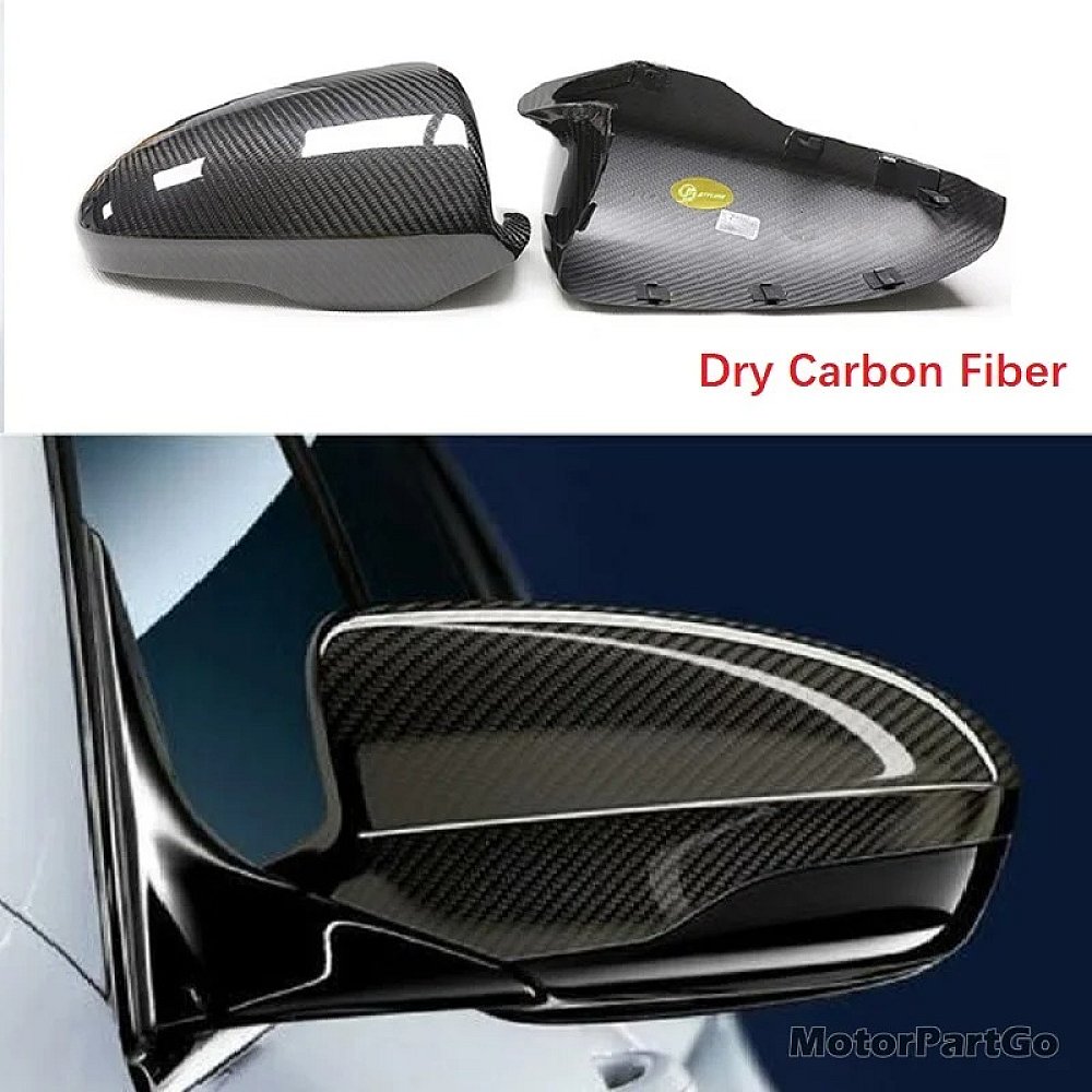 Real DRY Carbon Fiber Mirror Cover Exchange original 1 pair for BMW F10 M5 F06 F12 F13 M6 2012-2016