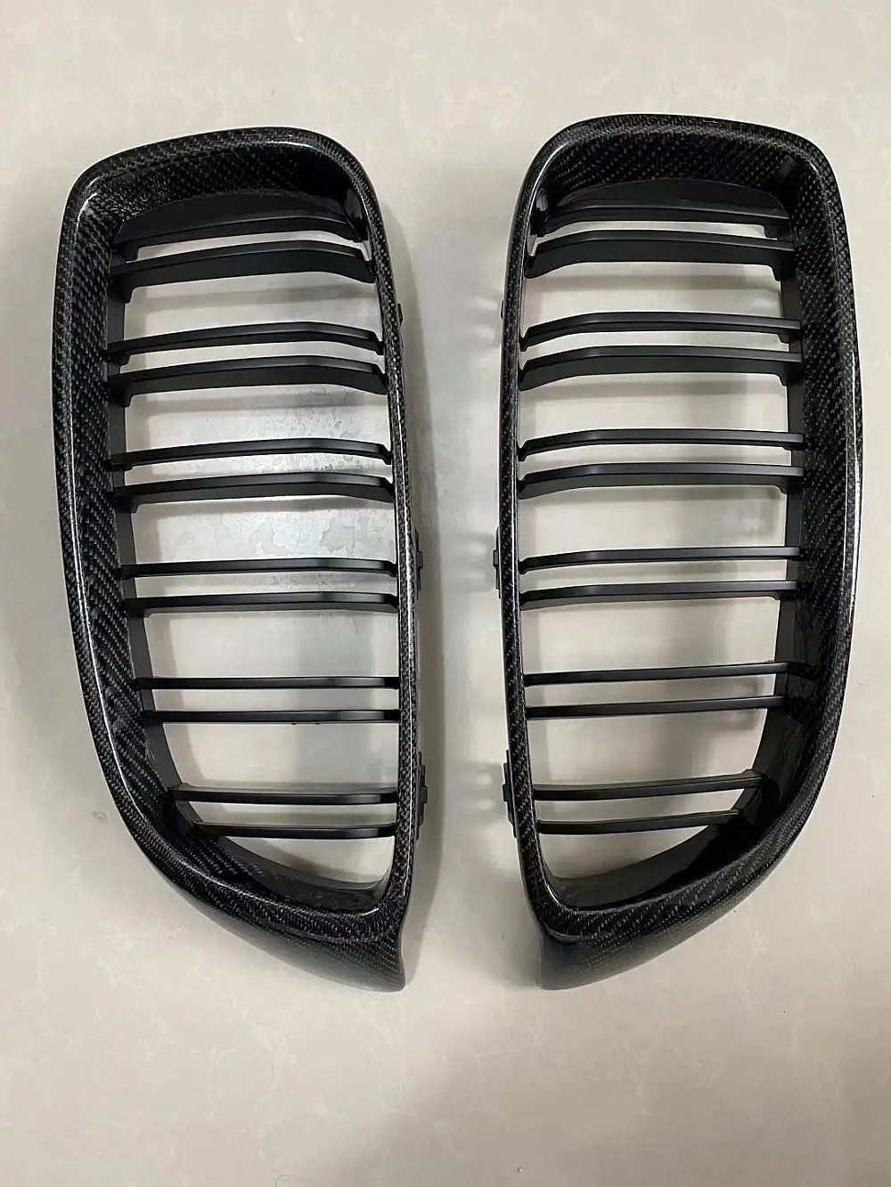 carbon fiber Front Grill Grilles Kidney Grill Replacement for BMW 4 Series F32 F33 F36 F80 F82 Double Slat M4 Sport Style B113