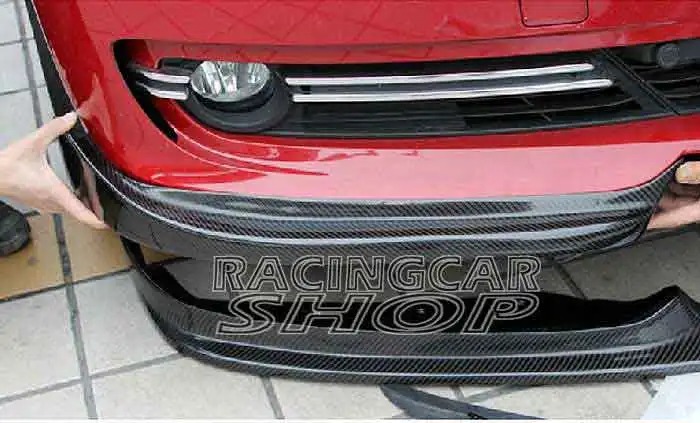 Real Carbon Fiber front lip spoiler 1PAIR for BMW F30 F35 3-Series 2012UP B124