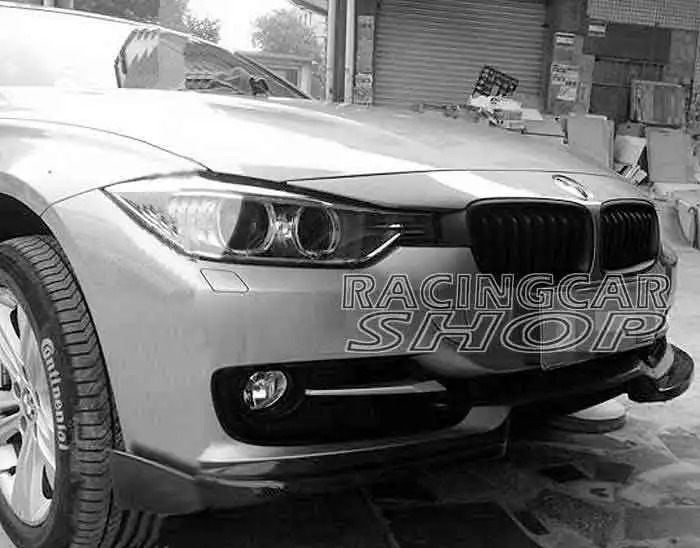 UNPAINTED  front lip spoiler splitter 1PAIR for BMW F30 F35 3-Series 2012UP B124F