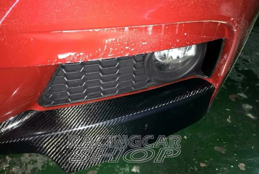 P Style Real Carbon fiber Front Spoiler Splitter 1pair for BMW F30 F35 M tech Bumper 2012UP B127
