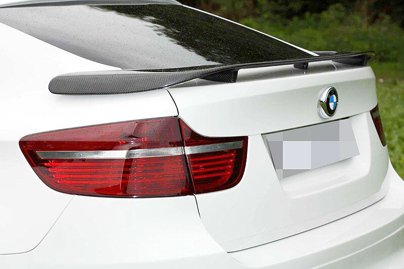 Real Carbon Fiber TRUNK LIP SPOILER For BMW X6 E71 2008-2013