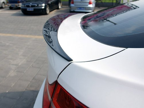 REAL CARBON FIBER PERFORMANCE STYLE TRUNK LIP SPOILER Fit For BMW E71 X6