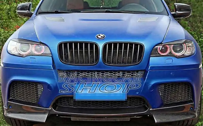 UNPAINTED AK Style FRONT LIP SPOILER SPLITTER for BMW E70 E71 X5M X6M 2008-2014 B144F