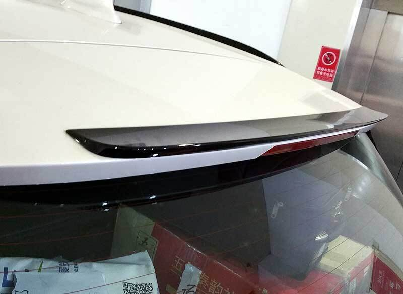 P Style Real Carbon Fiber Rear Spoiler Roof lip Spoiler For BMW F15 X5 2014UP